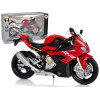 Motocykl Model BMW S1000RR Czerwony Dźwięki Światła
