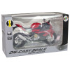 Motocykl Model BMW S1000RR Czerwony Dźwięki Światła