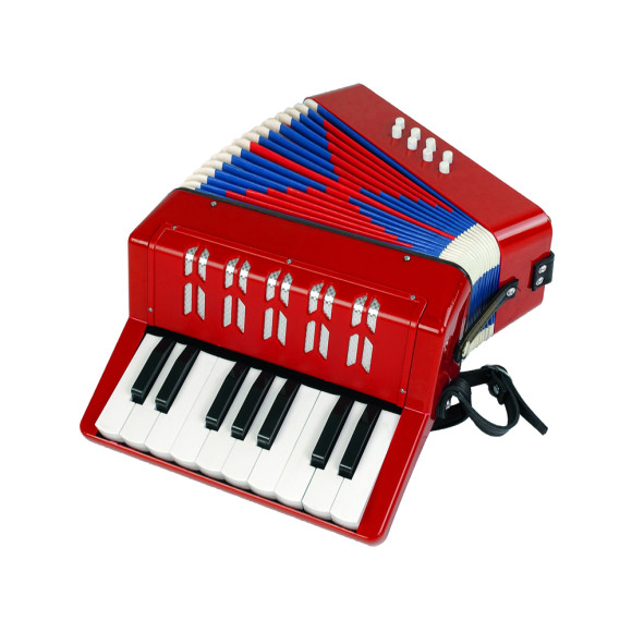Akordeon Instrument Muzyczny Dla Dzieci Muzyka Czerwony Akordeon Instrument Muzyczny Dla Dzieci Muzyka Czerwony