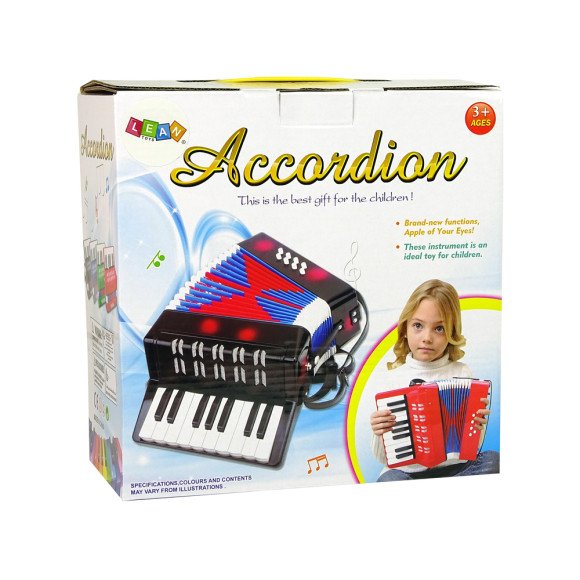 Akordeon Instrument Muzyczny Dla Dzieci Muzyka Czerwony Akordeon Instrument Muzyczny Dla Dzieci Muzyka Czerwony