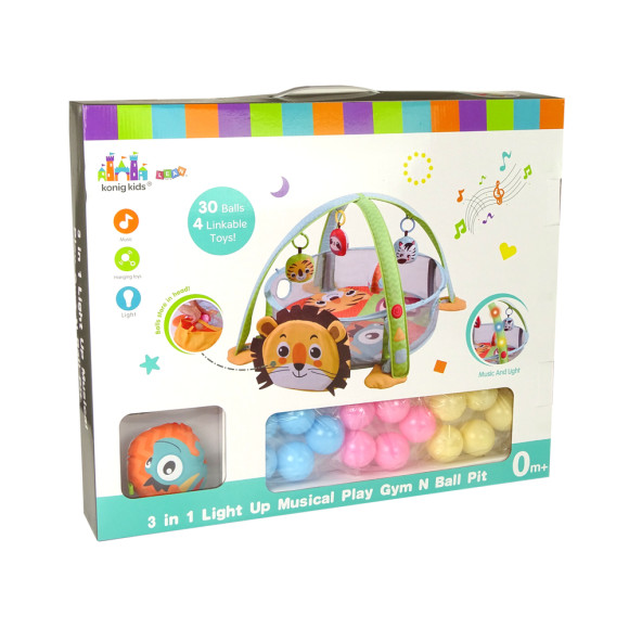 Mata Edukacyjna Lew Kojec Piłeczki Dla Maluszka Melodie