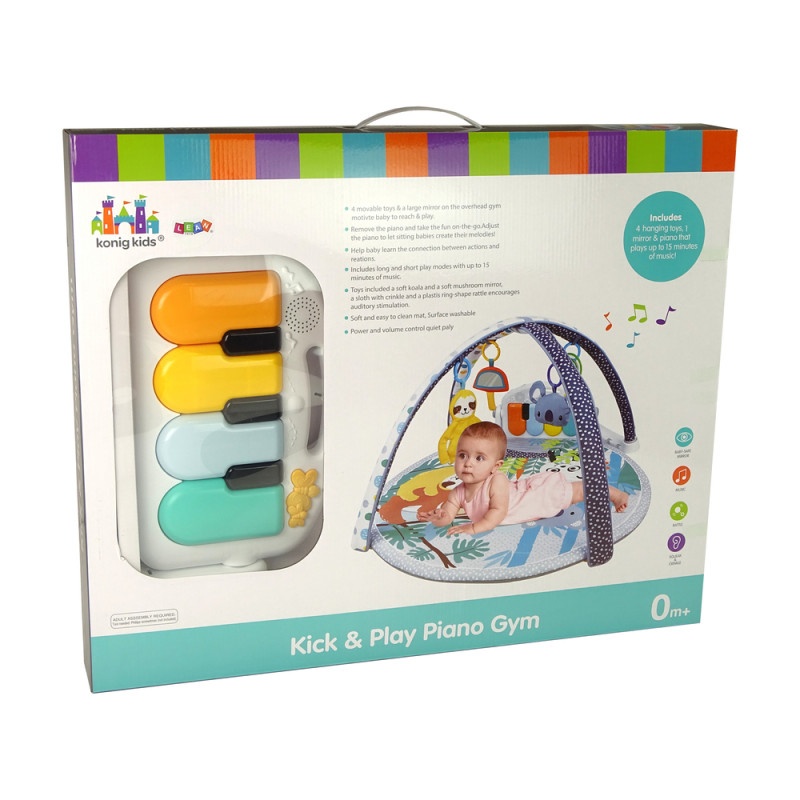 Mata Edukacyjna Koala Pianinko Melodie Zawieszki