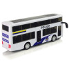 Autobus Policyjny Dwupiętrowy Biały z Naciągiem Dźwięk Autobus Policyjny Dwupiętrowy Biały z Naciągiem Dźwięk