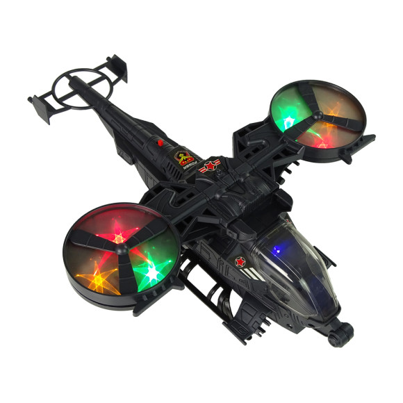 Helikopter Wojskowy Ogromne Skrzydła Światła Dźwięk Helikopter Wojskowy Ogromne Skrzydła Światła Dźwięk