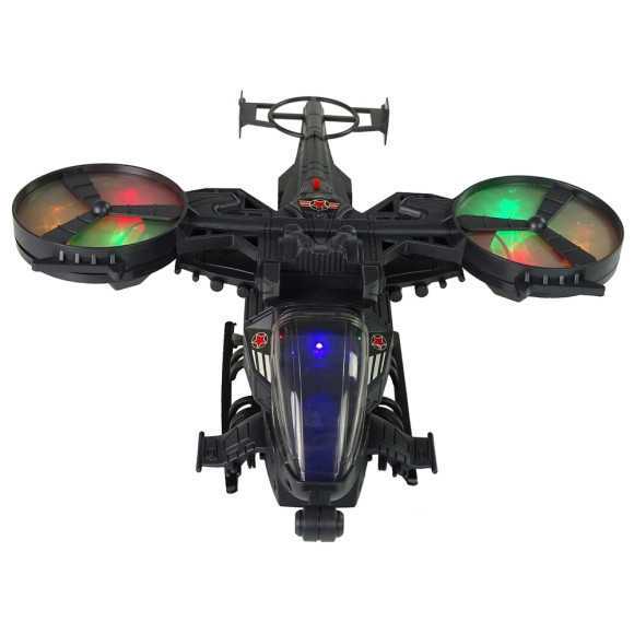 Helikopter Wojskowy Ogromne Skrzydła Światła Dźwięk Helikopter Wojskowy Ogromne Skrzydła Światła Dźwięk