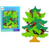 Drewniane Drzewo Ptaki Leśne DIY Klocki Drewniane Puzzle Trójwymiarowa