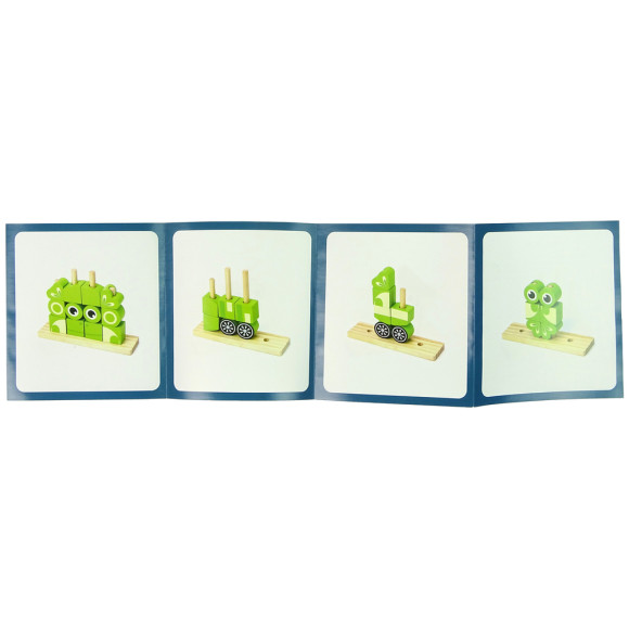 Kreatywne Klocki Drewniane Przestrzenne Układanka Żabka 3D Kreatywne Klocki Drewniane Przestrzenne Układanka Żabka 3D