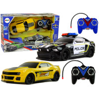 Autka R/C Pościg Policyjny Patrol Żółte Auto Sportowe Piloty