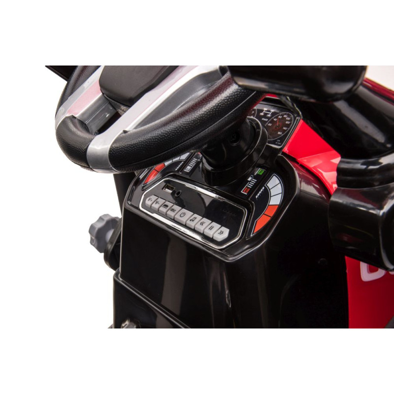 Traktor Na Akumulator Z Przyczepą Hercules Czerwony 24V