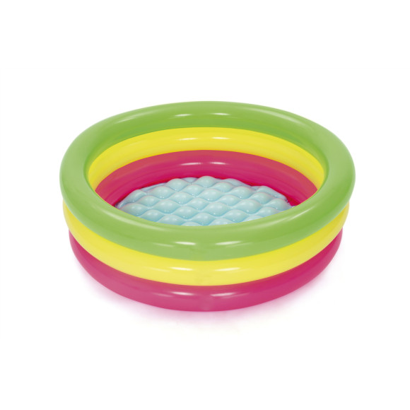 Dmuchany Basenik Tęczowy 70 cm x 24 cm Bestway 51128 Dmuchany Basenik Tęczowy 70 cm x 24 cm Bestway 51128