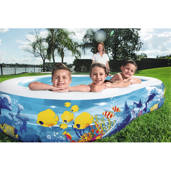 Basen Dmuchany Ocean 262 x 157 x 46 cm Bestway 54118 Basen Dmuchany Ocean 262 x 157 x 46 cm Bestway 54118