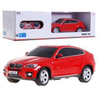 BMW X6 czerwone RASTAR model 1:24 Zdalnie sterowane Auto SUV + pilot