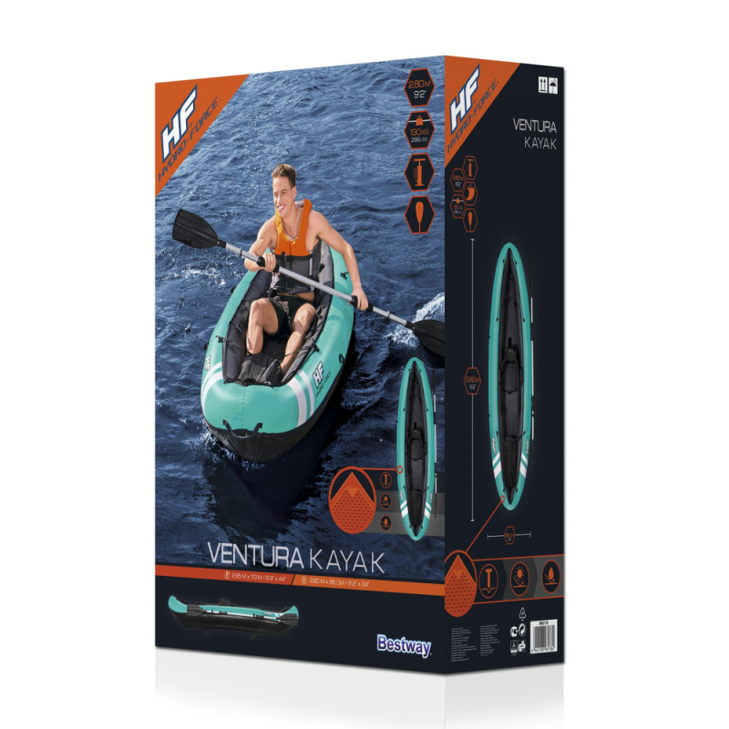 Kajak Dmuchany  280 x 86 x 40 cm  Bestway 65118
