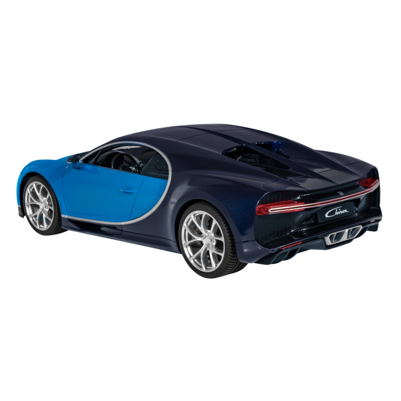 Bugatti Chiron niebieski RASTAR model 1:14 Zdalnie sterowane auto + Światła LED + Pilot 2,4 GHz