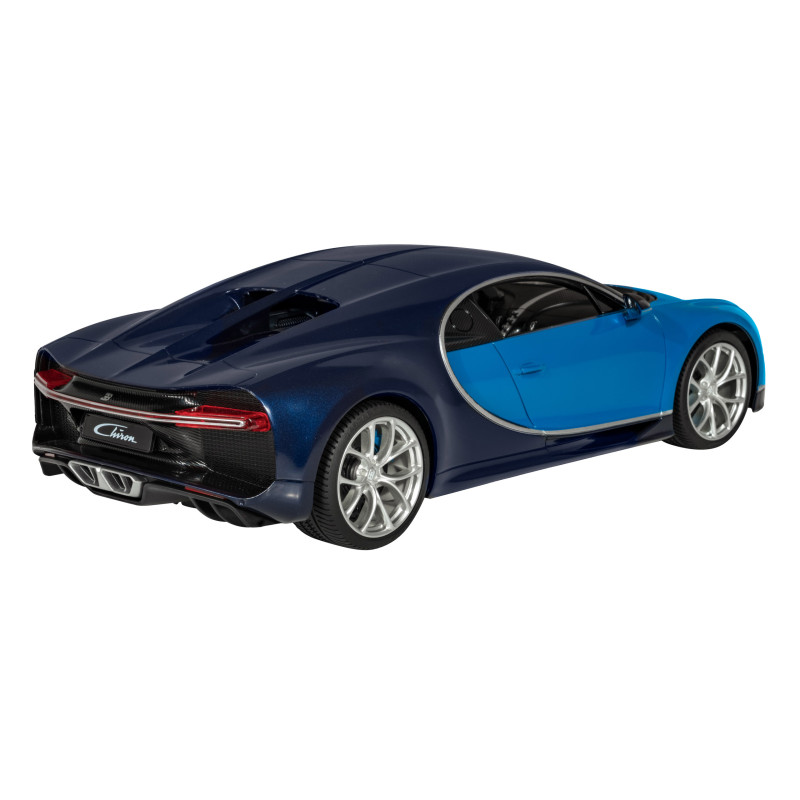 Bugatti Chiron niebieski RASTAR model 1:14 Zdalnie sterowane auto + Światła LED + Pilot 2,4 GHz