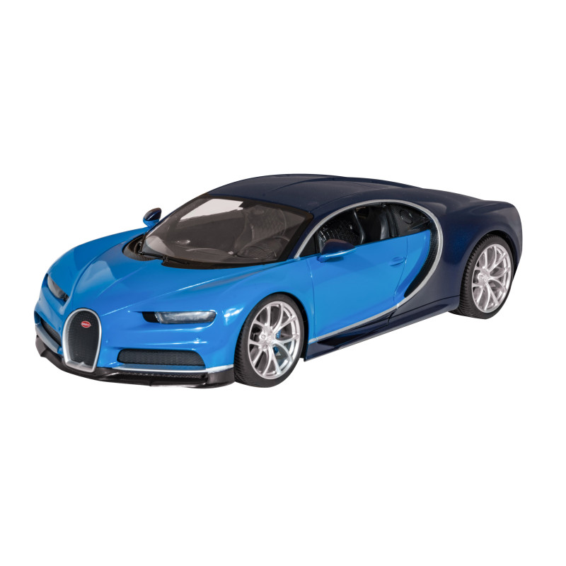 Bugatti Chiron niebieski RASTAR model 1:14 Zdalnie sterowane auto + Światła LED + Pilot 2,4 GHz