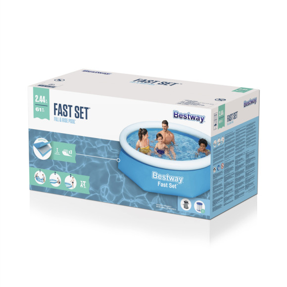 Basen Rozporowy 244 x 61 cm Bestway 57450 Basen Rozporowy 244 x 61 cm Bestway 57450