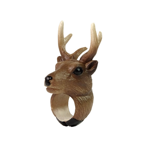 Pierścień na Rękę Edukacyjne Zwierzęta Jeleń