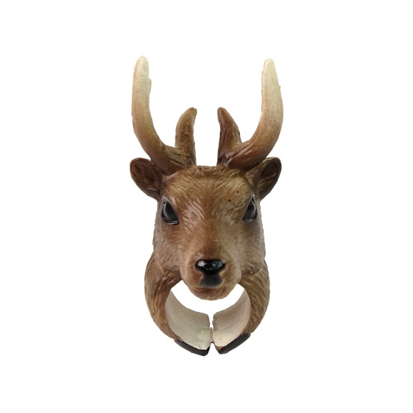 Pierścień na Rękę Edukacyjne Zwierzęta Jeleń