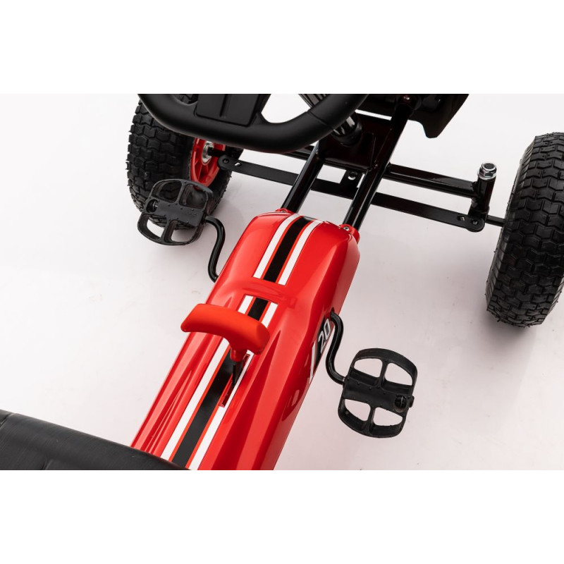 Gokart na Pedały G208 Czerwony