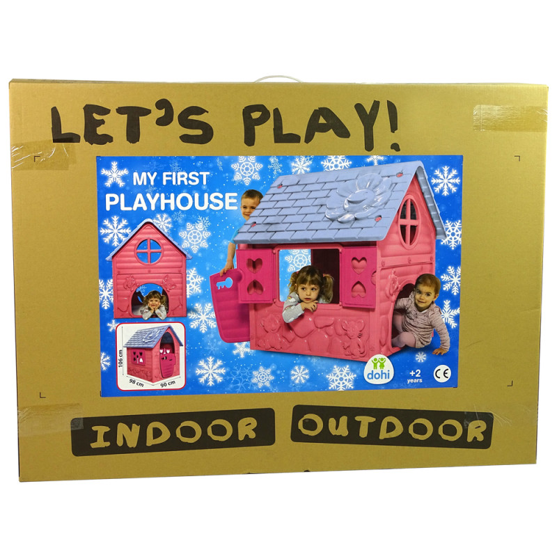 Domek Ogrodowy Dla Dzieci 456 Różowy