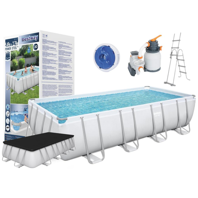 Basen Ogrodowy Stelażowy 549 x 274 x 122 cm Bestway 56466
