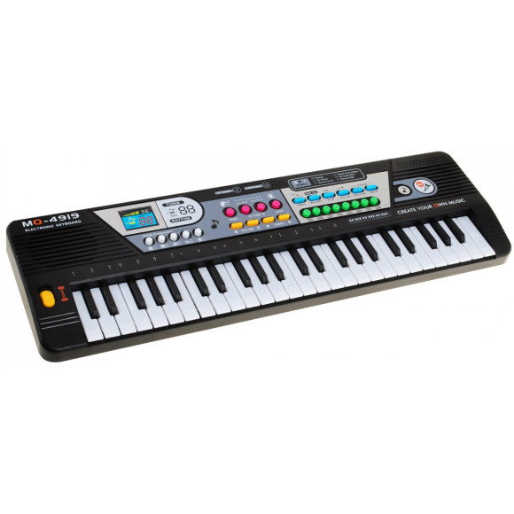 49-klawiszowy Keyboard dla dzieci 5+ Mikrofon + Nagrywanie - model nr 4919 49-klawiszowy Keyboard dla dzieci 5+ Mikrofon + Nagrywanie - model nr 4919