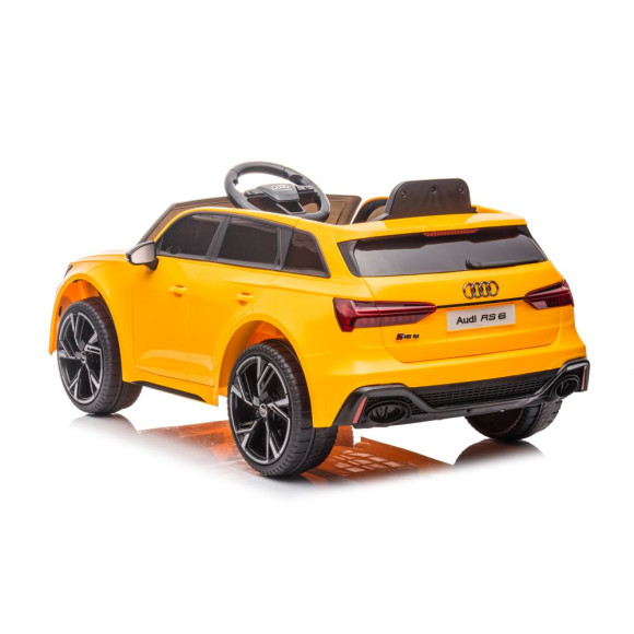 Pojazd na Akumulator Audi RS6 BRD-2118 Żółty