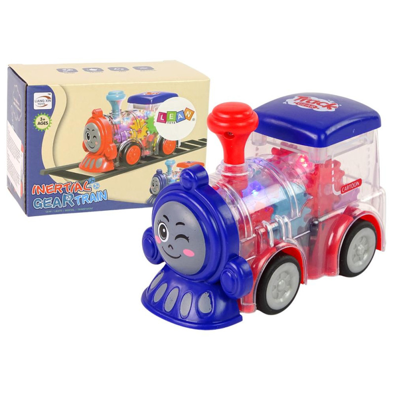 Lokomotywa LED Napęd Frykcyjny Przezroczysta