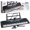 Keyboard z trybem nauki dla dzieci 5+ Stojak na nuty Mikrofon + Nagrywanie - model nr 6161
