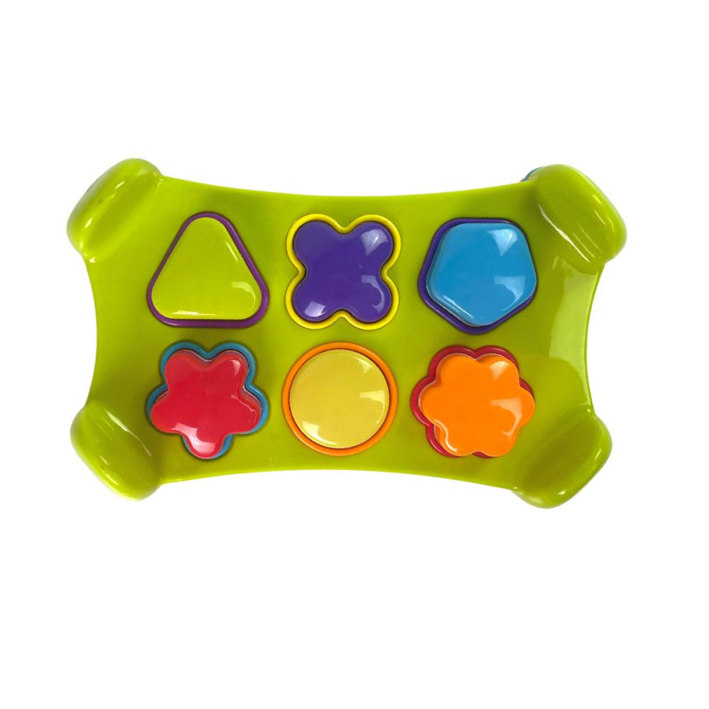 Sorter Edukacyjny Dwustronny Wbijanka Młotkiem Klocki Kształty