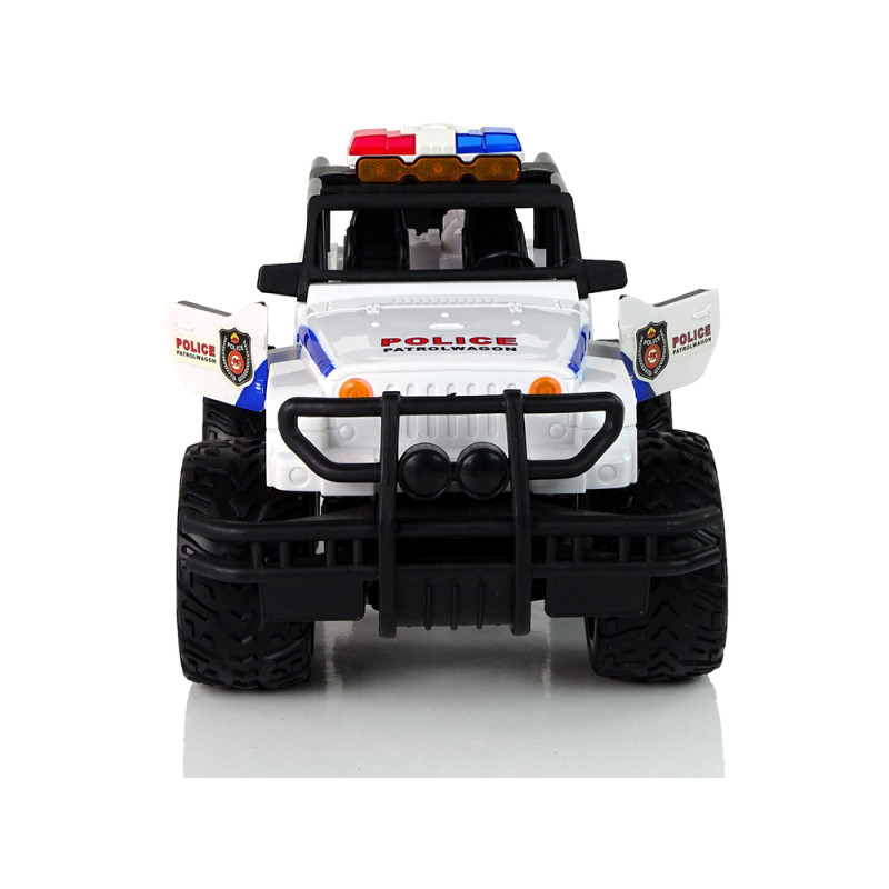 Auto R/C Policja Jeep Policyjny 1:14 Zdalnie Sterowane Efekty Świetlne