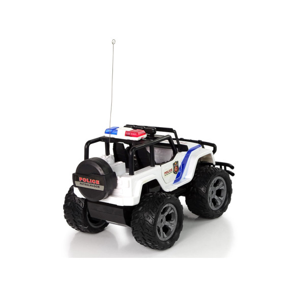 Auto R/C Policja Jeep Policyjny 1:14 Zdalnie Sterowane Efekty Świetlne Auto R/C Policja Jeep Policyjny 1:14 Zdalnie Sterowane Efekty Świetlne