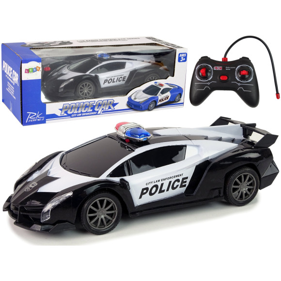 Auto Wyścigowe Policja R/C Zdalnie Sterowane Policyjne + Akumulator