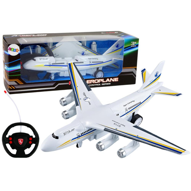 Samolot Pasażerski R/C Zdalnie Sterowany + Pilot Akumulator Kabel USB