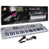 Srebrny Keyboard dla dzieci 5+ Mikrofon + Nagrywanie USB - model nr 824 Srebrny Keyboard dla dzieci 5+ Mikrofon + Nagrywanie USB - model nr 824