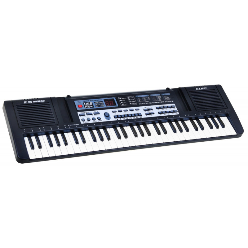 Keyboard z lekcjami dla dzieci 5+ Mikrofon + Nagrywanie USB - model nr 829