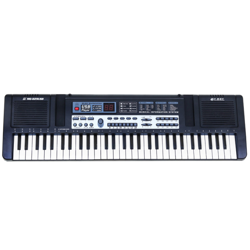 Keyboard z lekcjami dla dzieci 5+ Mikrofon + Nagrywanie USB - model nr 829