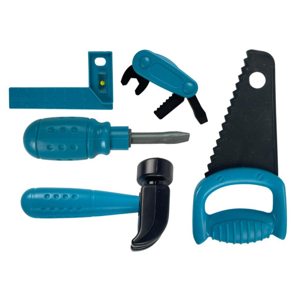 Zestaw Narzędzi Skrzynka Piła Wiertarka Niebieski