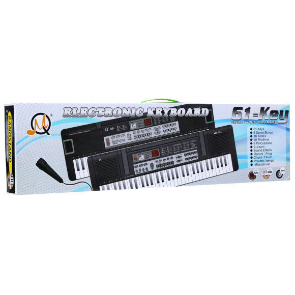 Keyboard z lekcjami dla dzieci 5+ Mikrofon + Nagrywanie USB - model nr 829 Keyboard z lekcjami dla dzieci 5+ Mikrofon + Nagrywanie USB - model nr 829