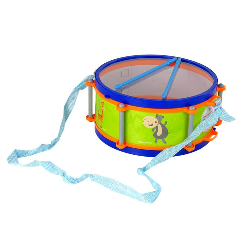 Instrumenty Muzyczne Zestaw Bęben Tamburyn Flet Kołatka Harmonijka Zwierzęta