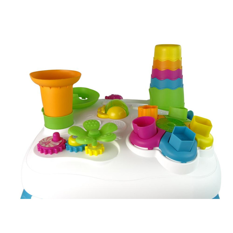 Interaktywny Stolik Edukacyjny Sorter Zjeżdżalnia Piłeczek Niebieski