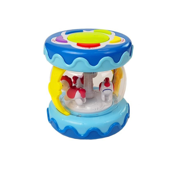 Kolorowy bębenek z Karuzelką Odgłosy Zwierząt
