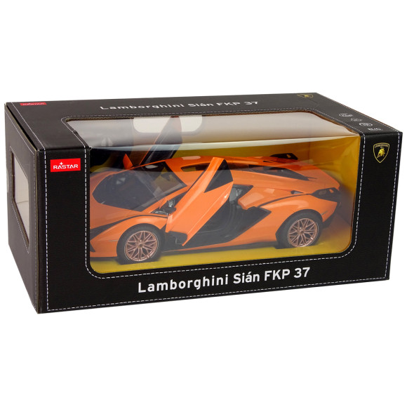 Auto R/C Lamborghini Sian FKP 37 Rastar 1:14 Pomarańczowe Na Pilota Auto R/C Lamborghini Sian FKP 37 Rastar 1:14 Pomarańczowe Na Pilota