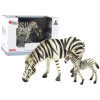 Zestaw 2 Figurek Zebra z Młodym Zebry Figurka Zwierzęta