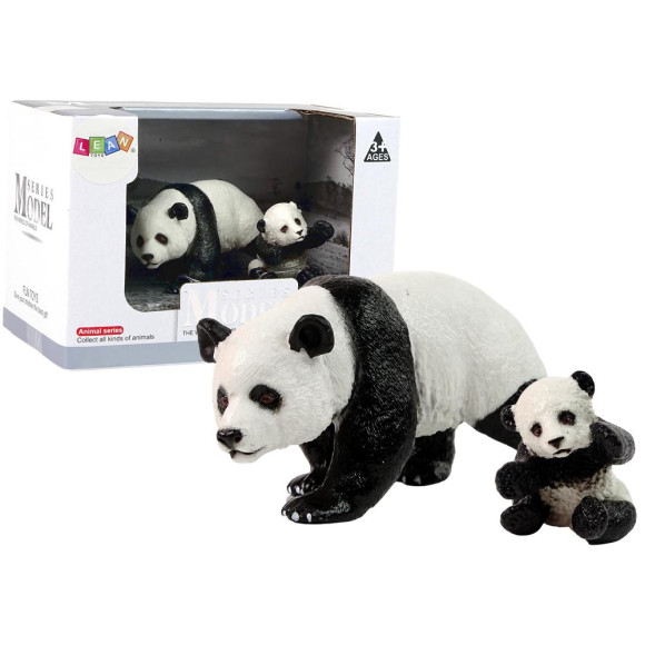 Zestaw 2 Figurek Panda z młodą Pandą Zwierzęta Świata Zestaw 2 Figurek Panda z młodą Pandą Zwierzęta Świata