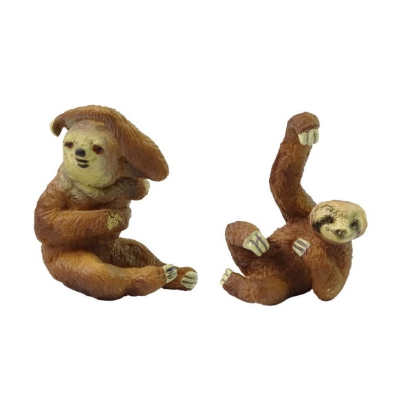 Zestaw 2 Figurek Leniwce Leniwiec z Młodym Figurka Leniwiec Zestaw 2 Figurek Leniwce Leniwiec z Młodym Figurka Leniwiec