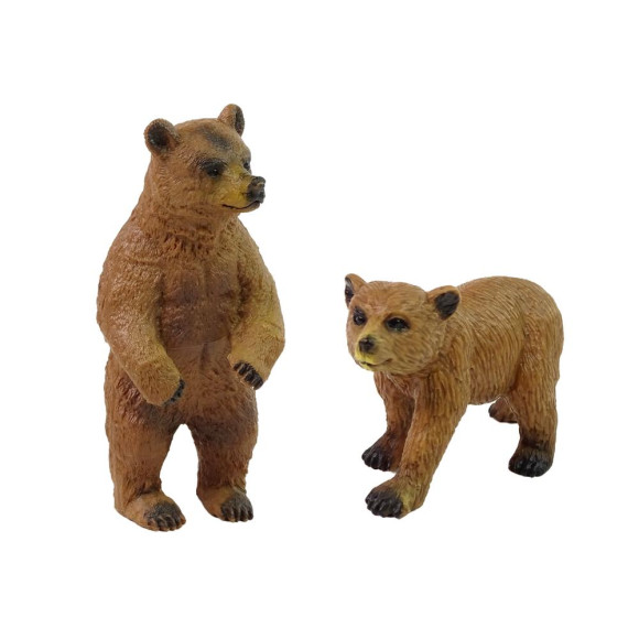 Zestaw 2 Figurek Niedźwiedź Brunatny z Młodym Zestaw 2 Figurek Niedźwiedź Brunatny z Młodym