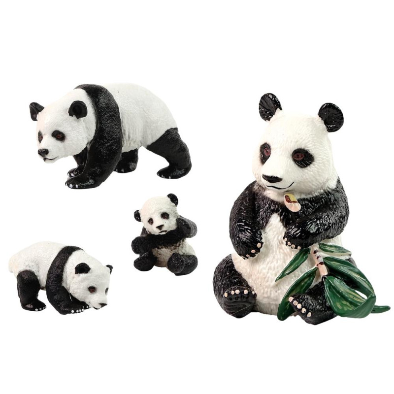 Figurka Zwierzęta Zestaw Papuga Panda