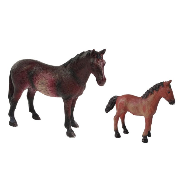 Zestaw 2 Figurek Konie Zagroda Figurka Koń Źrebak Zestaw 2 Figurek Konie Zagroda Figurka Koń Źrebak